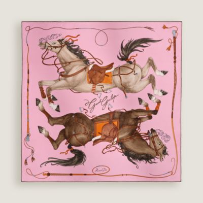 ピンク - レディス, スカーフ、ショール＆マフラー, スカーフ＆シルク